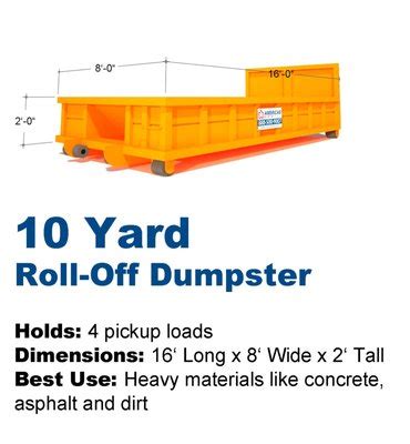 10 Yard Dumpster in Sun Valley, CA .